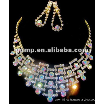 Rhinestones boda joyería nupcial conjunto (GWJ12-100)